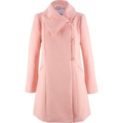 Płaszcz bonprix stary jasnoróżowy. Czerwone płaszcze damskie bonprix, retro. Za 219,99 zł.
