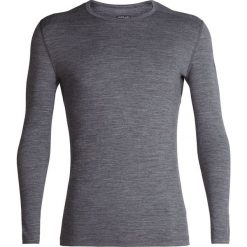 ICEBREAKER MERINO 200 OASIS LONG SLEEVE CREWE > 104365013GRH. Koszulki męskie Icebreaker, xl, bez wzorów, z wełny, street, bez kołnierzyka, bez rękawów, długie. Za 379,99 zł.