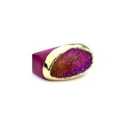 InsiRING Agat Różowo-pomarańczowy 1/4 Złoto rozmiar 20. Różowe pierścionki damskie Brazi druse jewelry, z agatem, złote. Za 320,00 zł.