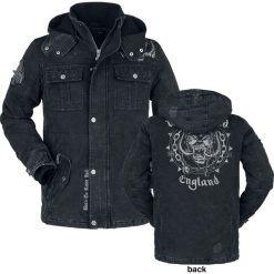 Motörhead EMP Signature Collection Kurtka ciemnoszary. Szare kurtki męskie bomber Motörhead, na zimę, m, z aplikacjami, z jeansu. Za 599,90 zł.