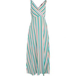 Cortefiel SLEEVELESS LONG STRIPED DRESS Długa sukienka several. Brązowe długie sukienki marki Cortefiel, xxl, z materiału, z długim rękawem, oversize. Za 379,00 zł.