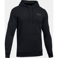 Bluzy męskie: Under Armour Bluza męska Rival Fleece Fitted Hoodie czarna r. L (1302292-001)