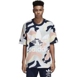 KOSZULKA ADIDAS PRINTED (L). Koszulki męskie Adidas, m, bez wzorów, z bawełny, z kontrastowym kołnierzykiem, bez rękawów. W wyprzedaży za 89,99 zł.