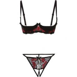 Koszula z krótkim rękawem i nadrukiem bonprix ciemnoróżowy. Różowe biustonosze bonprix, xl, z nadrukiem, bez kołnierzyka, z krótkim rękawem. Za 59,99 zł.