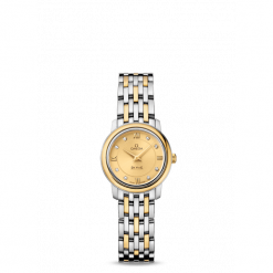 ZEGAREK OMEGA De Ville Prestige 424.20.24.60.58.001. Szare zegarki damskie OMEGA, złote. Za 18400,00 zł.