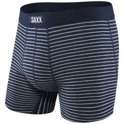 SAXX Bokserki męskie Undercover Boxer Brief Navy Skp St (rozmiar L). Niebieskie slipy męskie termoaktywne Saxx, bez wzorów. W wyprzedaży za 95,00 zł.