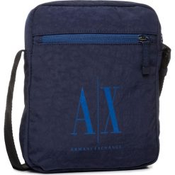 Saszetka ARMANI EXCHANGE - 952102 CC350 04239 Dark Sea. Niebieskie torby męskie skórzane Armani Exchange, bez wzorów, z materiału, młodzieżowe. W wyprzedaży za 229,00 zł.