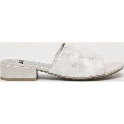 Jana - Klapki. Żółte klapki damskie marki Jana, z materiału. Za 129,90 zł.