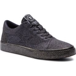 Sneakersy TRUSSARDI JEANS - 79A00315 Black. Czarne półbuty damskie Trussardi Jeans, z jeansu. W wyprzedaży za 289,00 zł.