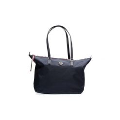 Torby shopper Tommy Hilfiger AW0AW04302 POPPY NOTE. Niebieskie torby damskie na zakupy TOMMY HILFIGER, bez wzorów, bez dodatków. Za 293,59 zł.