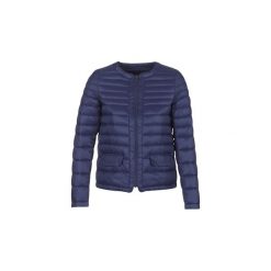 Kurtki pikowane Benetton MIDAL. Niebieskie kurtki damskie Benetton, bez wzorów, bez kaptura. Za 279,20 zł.