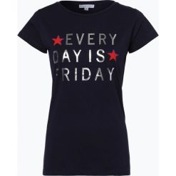 Marie Lund - T-shirt damski, niebieski. Niebieskie t-shirty damskie marki Marie Lund, l, z haftami. Za 59,95 zł.