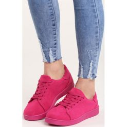 Fuksjowe Buty Sportowe Mr Hairy. Szare buty sportowe damskie marki Born2be, z materiału. Za 59,99 zł.