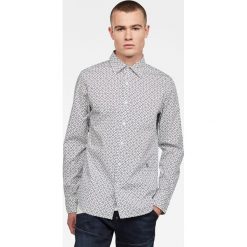 G-Star Raw - Koszula. Białe koszule męskie G-Star RAW, s, bez wzorów, z elastanu, eleganckie, z klasycznym kołnierzykiem, z długim rękawem. W wyprzedaży za 179,90 zł.