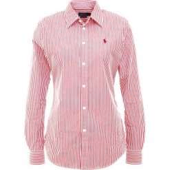 Polo Ralph Lauren STRETCH SLIM FIT Koszula red/white. Szare koszulki polo damskie marki U.S. Polo, s, z bawełny, casualowe, z klasycznym kołnierzykiem, z długim rękawem. Za 459,00 zł.