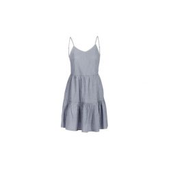Sukienki krótkie Vero Moda VMJANE. Niebieskie sukienki damskie Vero Moda, xs, bez wzorów, bez kołnierzyka, z krótkim rękawem, krótkie, mini. Za 107,10 zł.