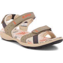 Sandały HI-TEC - Wayne AVSSS18-HT-01-Q2 Sand/Dark Grey/Coral. Szare sandały damskie marki Hi-tec, z gumy. W wyprzedaży za 139,00 zł.