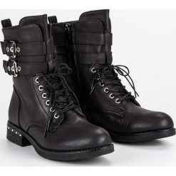 WYGODNE BOTKI WORKERY. Czarne workery damskie SUPER ME. Za 102,90 zł.
