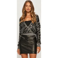 Twinset - Sweter. Szare swetry damskie Twinset, s, bez wzorów, z bawełny, z długim rękawem, długie, bez kaptura. Za 999,90 zł.