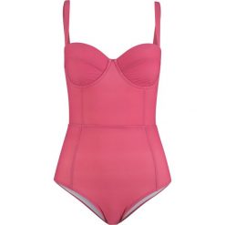 Kostium kąpielowy shape, na fiszbinach bonprix jeżynowy. Fioletowe stroje kąpielowe damskie bonprix, bez wzorów. Za 44,99 zł.