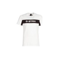 T-shirty z krótkim rękawem G-Star Raw GRAPHIC 80 R T. Białe t-shirty męskie G-Star RAW, s, bez wzorów, retro, bez kołnierzyka, krótkie. Za 152,20 zł.