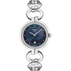 RABAT ZEGAREK TISSOT T-Lady T094.210.11.126.00. Białe zegarki męskie marki TISSOT, ze stali. W wyprzedaży za 1188,00 zł.