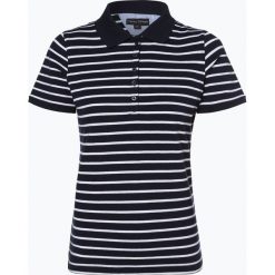 Franco Callegari - Damska koszulka polo, biały. Białe koszulki damskie Franco Callegari, w paski, z bawełny, klasyczne, polo, bez rękawów. Za 129,95 zł.