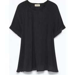 Koszulka w kolorze antracytowym. Szare t-shirty damskie American Vintage, s, z okrągłym kołnierzem, z długim rękawem. W wyprzedaży za 142,95 zł.