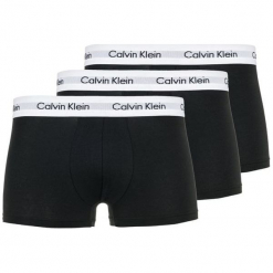 Calvin Klein bokserki męskie, 3 pack, S, czarny. Czarne bokserki męskie Calvin Klein, z napisami, z bawełny. Za 189,00 zł.