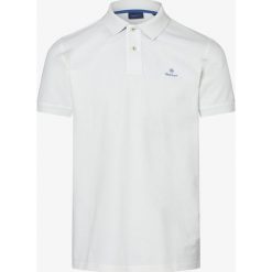 Gant - Męska koszulka polo, beżowy. Brązowe koszulki męskie GANT, m, bez wzorów, prążkowane, polo, bez rękawów. Za 349,95 zł.