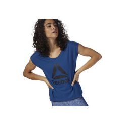 KOSZULKA WORKOUT READY SUPREMIUM 2.0 (M). T-shirty damskie Reebok, m, bez wzorów, z dzianiny, bez kołnierzyka, bez rękawów, bez kaptura, na fitness i siłownię. Za 99,99 zł.