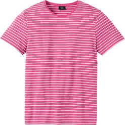 T-shirty męskie: T-shirt Regular Fit bonprix różowo-biały