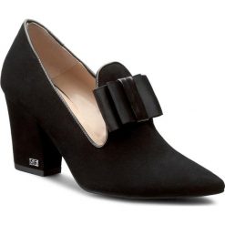 Półbuty SOLO FEMME - 75448-37-020/E45-04-00 Czarny. Szare półbuty damskie skórzane marki Solo Femme, na szpilce. W wyprzedaży za 219,00 zł.