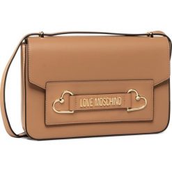 Torebka LOVE MOSCHINO - JC4269PP0AKN0201 Cammello. Pomarańczowe listonoszki damskie Love Moschino, z aplikacjami, ze skóry ekologicznej, zdobione, bez dodatków. W wyprzedaży za 519,00 zł.