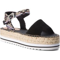 Espadryle PEPE JEANS - Hada Twist PLS90304 Black 999. Czarne espadryle damskie Pepe Jeans, bez wzorów, z jeansu, bez obcasa. W wyprzedaży za 189,00 zł.
