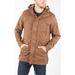 SuperDry Kurtka Brązowy. Pomarańczowe płaszcze męskie Superdry, na wiosnę, l, bez wzorów, z bawełny, bez kaptura. Za 712,95 zł.