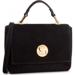 Torebka COCCINELLE - DD1 Liya Suede E1 DD1 58 40 01 Noir/Noir. Czarne torebki klasyczne damskie Coccinelle, bez wzorów, ze skóry, klasyczne, bez dodatków. Za 1149,90 zł.