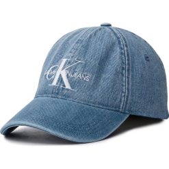 Czapka z daszkiem CALVIN KLEIN JEANS - J Monogram Denim Cap W K60K605285 908. Niebieskie czapki damskie Calvin Klein Jeans, bez wzorów, z bawełny. W wyprzedaży za 169,00 zł.