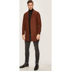 Selected - Płaszcz. Pomarańczowe płaszcze męskie Selected, xl, bez wzorów, z poliesteru, klasyczne, bez kaptura. W wyprzedaży za 479,90 zł.