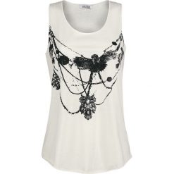 Topy damskie: Innocent Owl Necklace Vest Top damski biały (Old White)