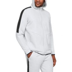 Under Armour Recovery Bluza Biały. Białe bluzy męskie Under Armour, s, bez wzorów, z elastanu, bez kołnierzyka, bez rękawów, bez kaptura. Za 464,95 zł.