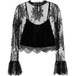 Bluzki asymetryczne: Navy London PRIMROSE Bluzka black