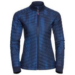 Odlo Kurtka damska Midlayer full zip HELIUM COCOON granatowa r. L (527731). Niebieskie bluzy męskie marki Odlo, l. Za 370,97 zł.