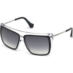 Okulary przeciwsłoneczne "BA0104" w kolorze czarno-srebrnym. Czarne okulary przeciwsłoneczne męskie marki Balenciaga, Prada, Tom Ford. W wyprzedaży za 419,95 zł.