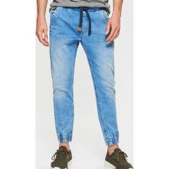 Jeansy SLIM JOGGER - Niebieski. Niebieskie jeansy męskie slim Cropp. Za 119,99 zł.