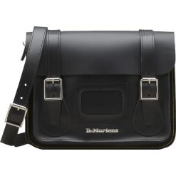 Dr. Martens 11 Inch Leather Satchel AB097001. Czarne torby męskie skórzane Dr. Martens, bez wzorów, ze skóry. W wyprzedaży za 499,99 zł.