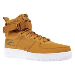 Nike Air Force 1 Sf Mid 917753-700 41 Brązowe. Brązowe buty sportowe męskie marki Nike, z tkaniny, Nike Air Force. W wyprzedaży za 499,99 zł.