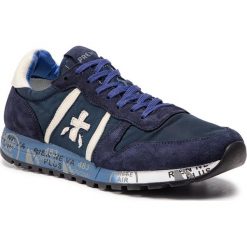 Sneakersy PREMIATA - Eric 3289 Granatowy. Niebieskie sneakersy męskie marki Premiata, na co dzień, bez wzorów, ze skóry, bez zapięcia. Za 829,00 zł.