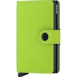 Secrid - Portfel MY.Lime. Żółte portfele damskie Secrid, bez wzorów, z materiału. Za 229,90 zł.