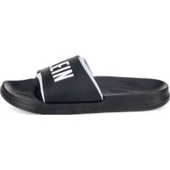 Calvin Klein klapki damskie 35/36 czarne. Czarne klapki damskie Calvin Klein, bez wzorów, bez obcasa. Za 179,00 zł.